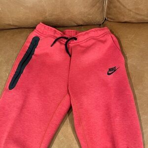 Nike Tech Kids University Red Jogger Pants